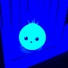Dětská lampička - modrá ouška