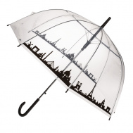 Průhledný deštník Paříž