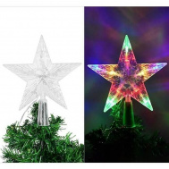Vánoční svítící hvězda - barevné světlo