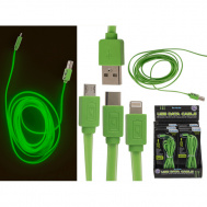 Datový USB kabel zelený