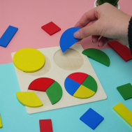 Dětské geometrické puzzle - kruhy