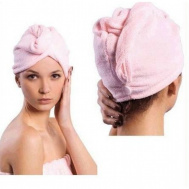 Instantní turban - růžový