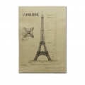Retro plakát - Eiffelova věž