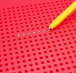 Magnetická kreslící tabulka - velká červená