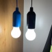Lampa Pull - modrá