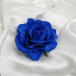 Sponka s růží - modrá
