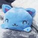 Oboustranný plyšák - kočička modrá