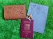Vzpomínkové pouzdro na cestovní pas - hnědé